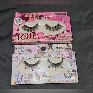 Ioni 3D Faux Mink Amethyst Spikey Dramatic Flare ( & Rhinestones) + Wispy BNIB